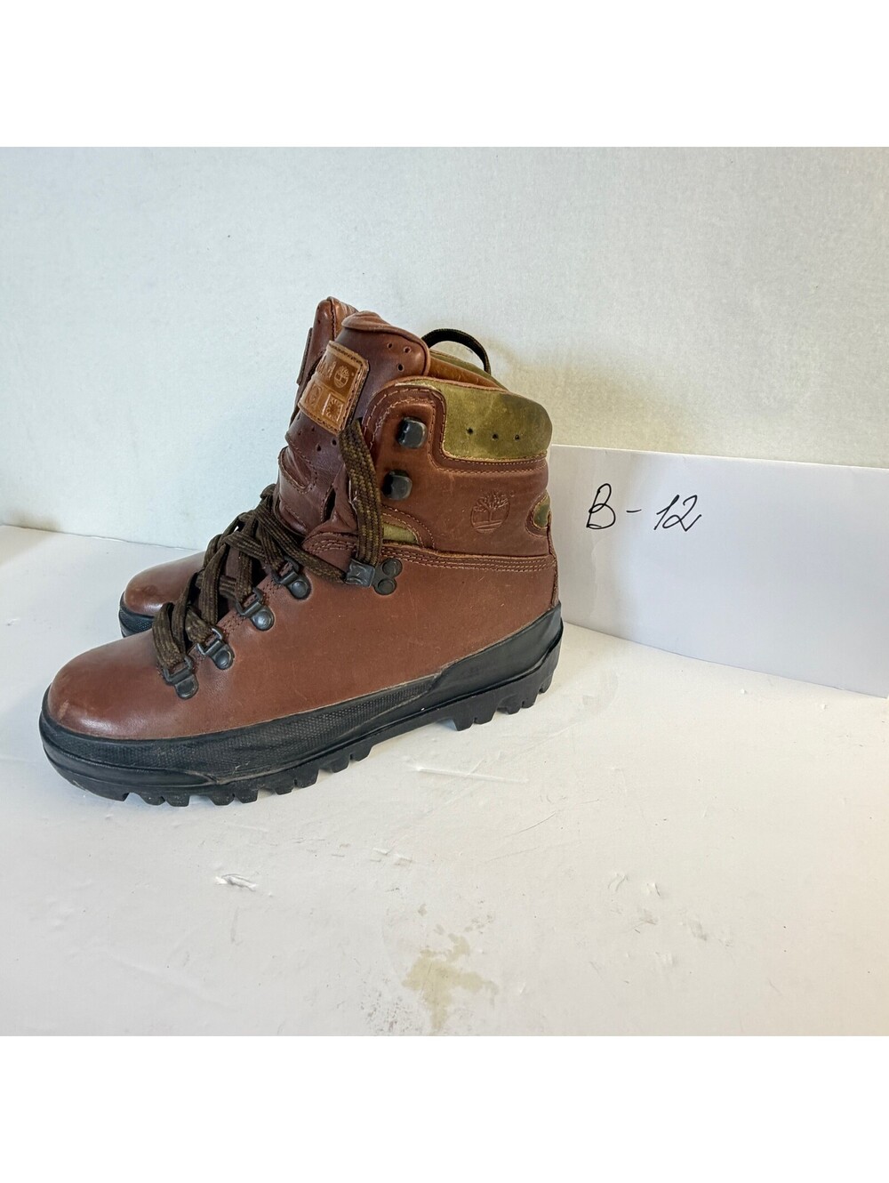 Vintage Timberland Euro Hiker Boots Women's 7.5 Made in Italy B-12